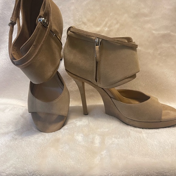 YSL SUEDE SANDAL HEEL - Picture 5 of 6